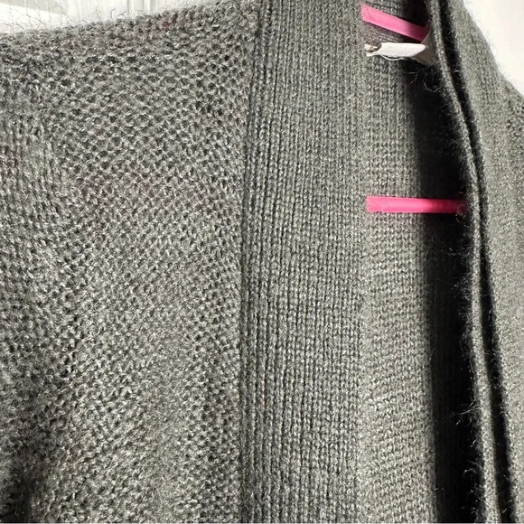 Suzy Shier Cardigan Open Front Grey Size Medium - Picture 6 of 16